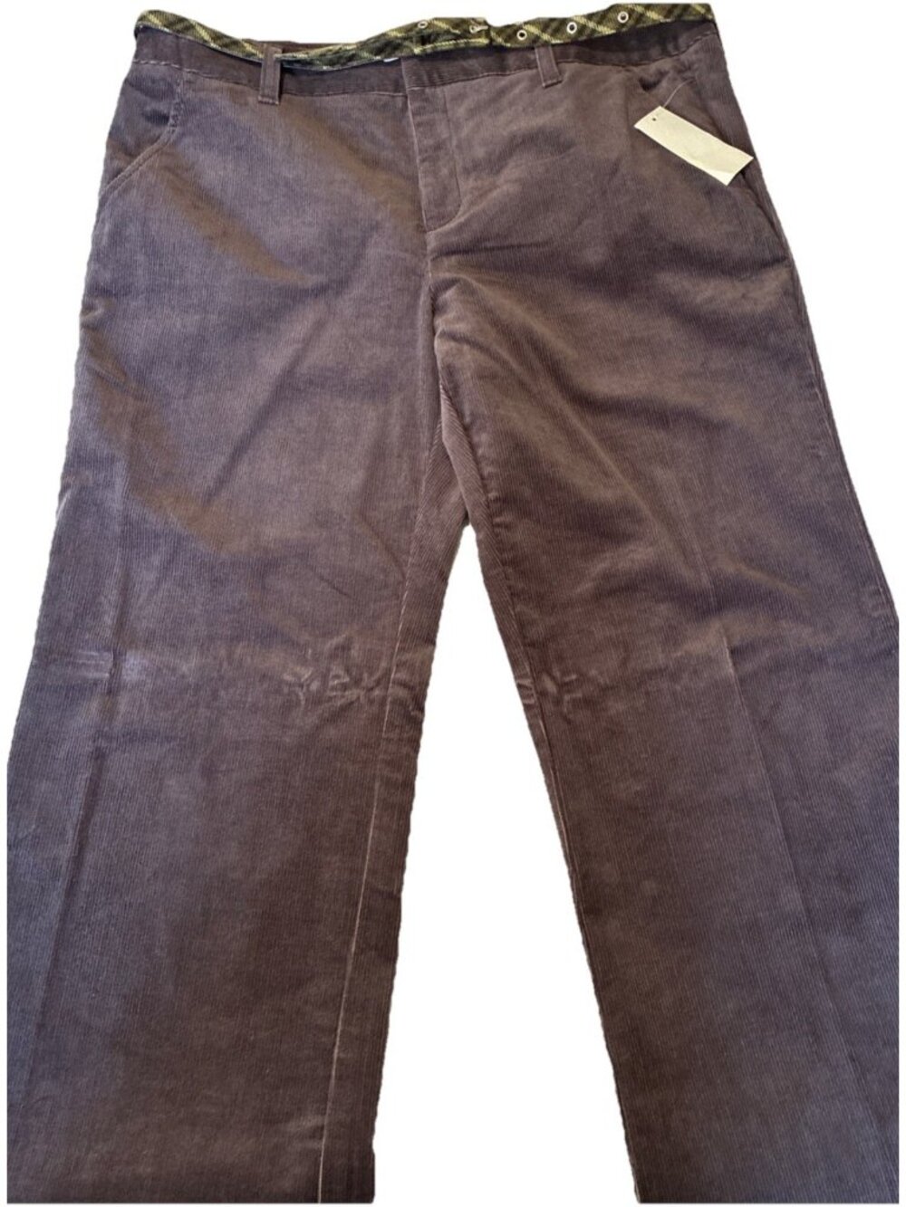 Vintage Y2K Old Navy Corduroy Pants NWT 12 Regular Brown Stretch Bootcut 2005